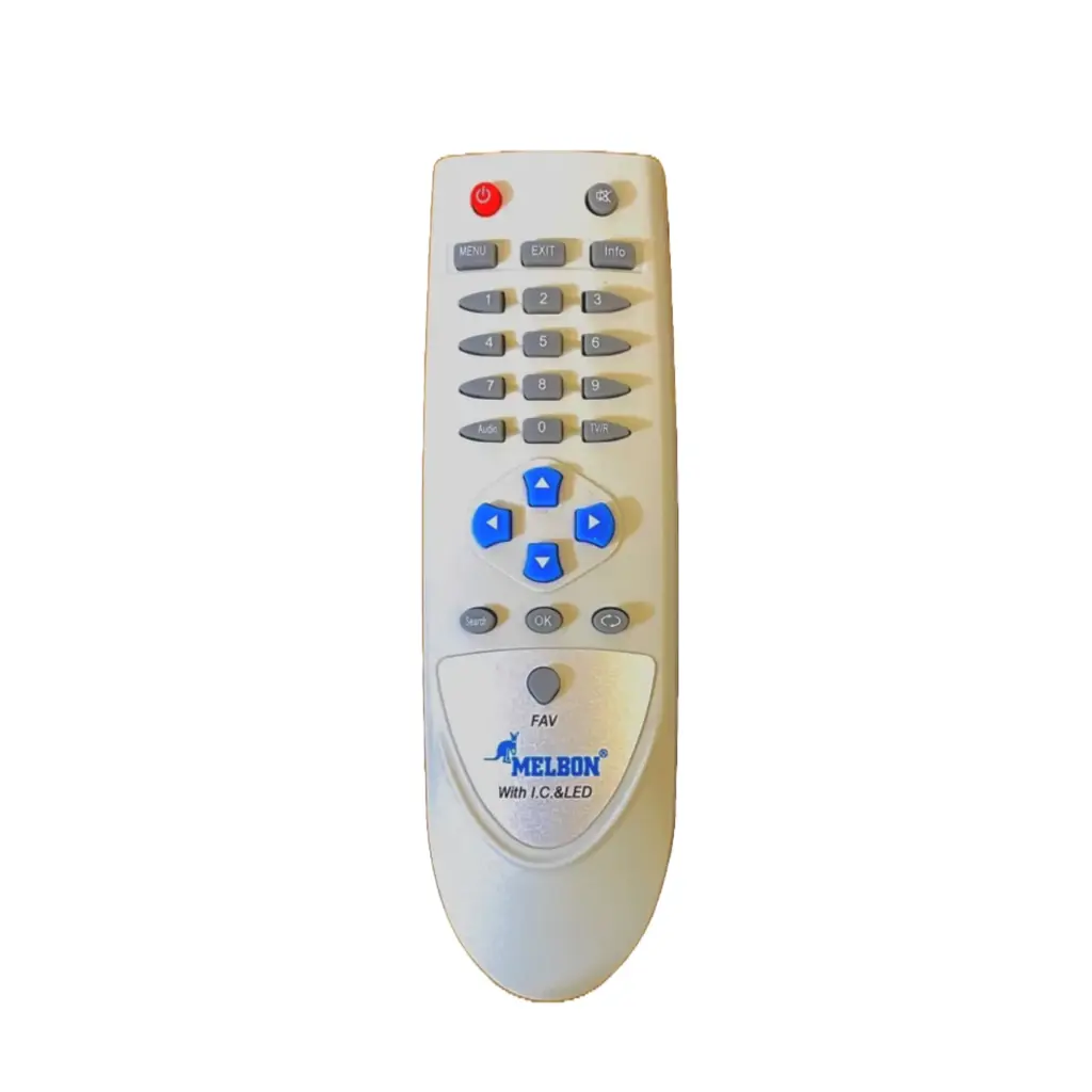 [90342] Melbon Free Dish Set-Top Box Remote Control – High-Quality Replacement for Melbon and Local DVB Free-to-Air (FTA) Digital Receivers