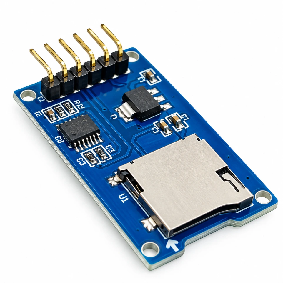 [3782] SPI Micro SD Card Reader Module with Level Shifter