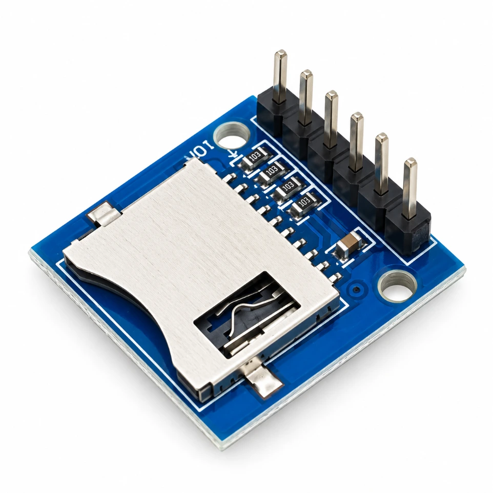 [9216] Mini Micro SD Card Reader Module – High-Speed SPI Interface Level Shifter Board