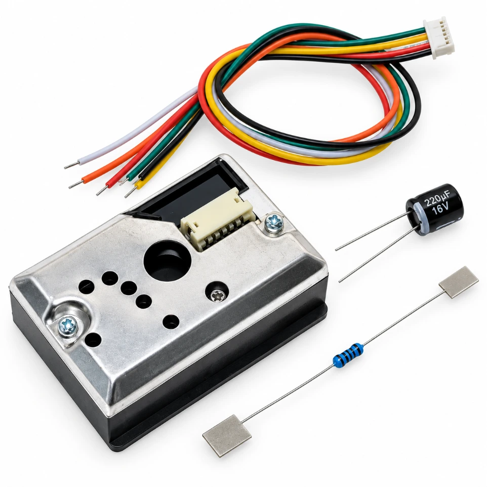 [60100812] GP2Y1010AU0F Optical Dust Sensor for PM2.5 Detection