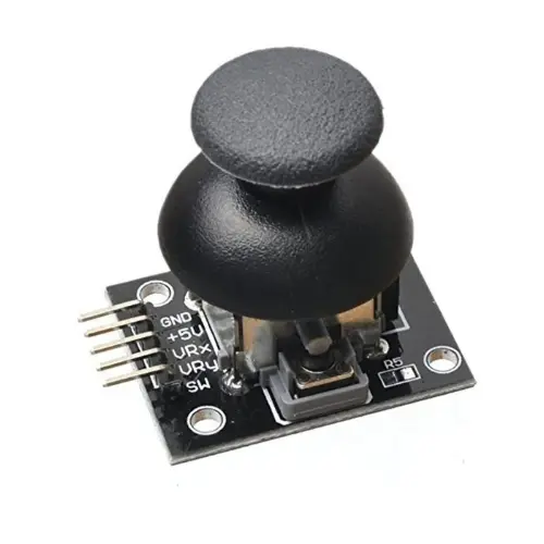 [9638] PS2 Dual-Axis Joystick Module – 2-Axis Analogue Potentiometer and Digital Push Button Breakout Board