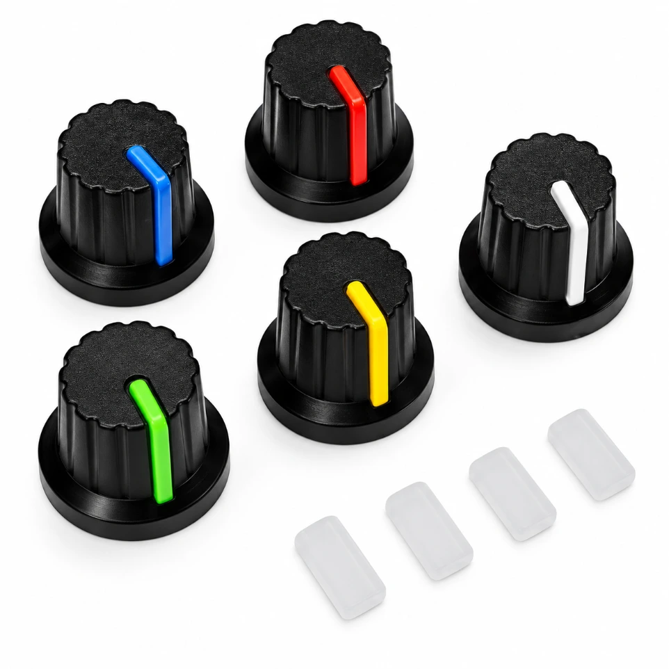 [1455814] Potentiometer Knob 113 with Protective Buffer Skirt
