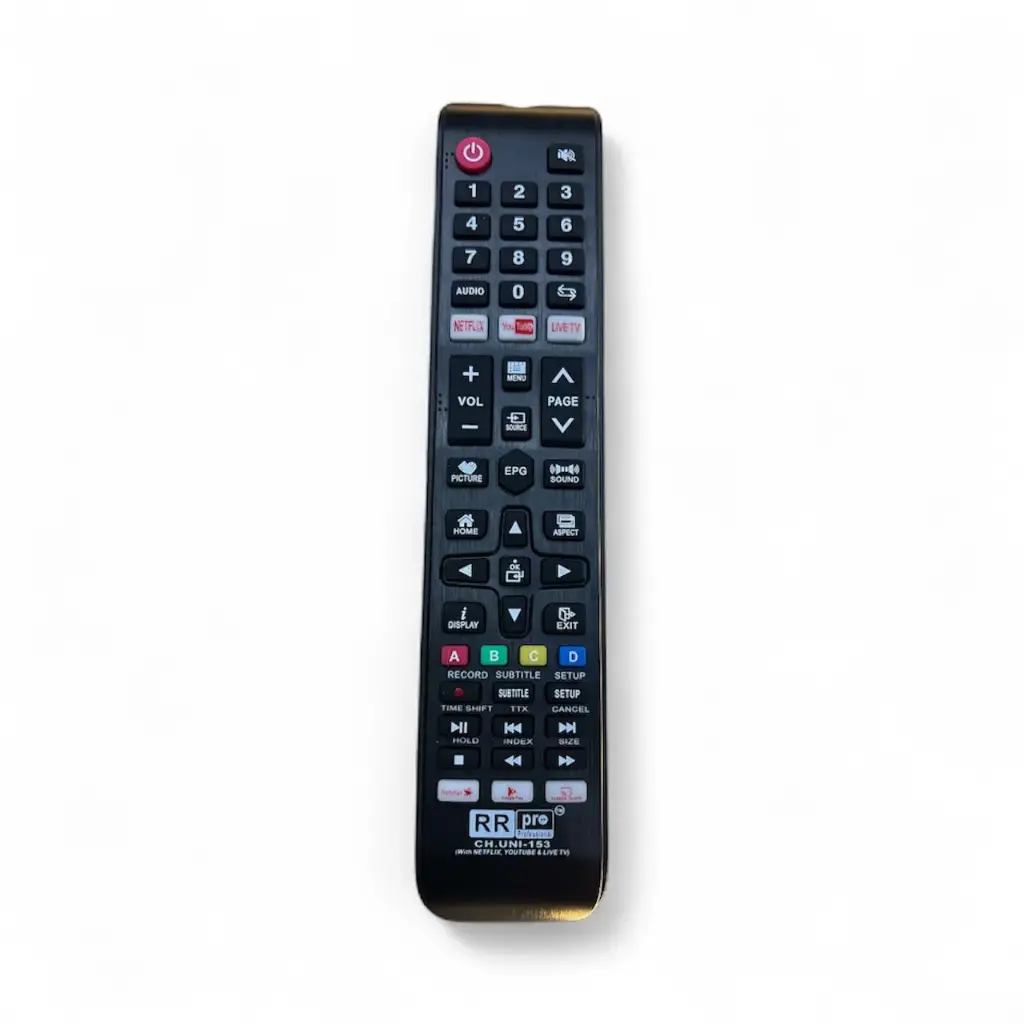 [60100198] RR-UNI-153 China Universal LCD/LED TV Remote Control – Multi-Brand Replacement for Chinese Kits, Local Assembled TVs, and Smart LED Panels
