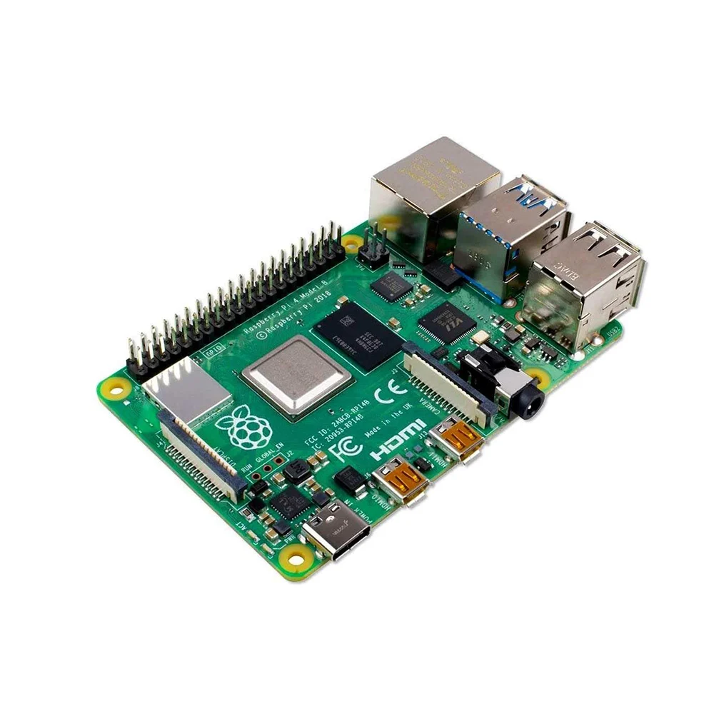 Raspberry Pi 4 Model B (8GB RAM) – Flagship 1.5GHz Quad-Core 64-bit Single Board Computer (SBC) with Dual 4K Display, Gigabit Ethernet, and USB 3.0