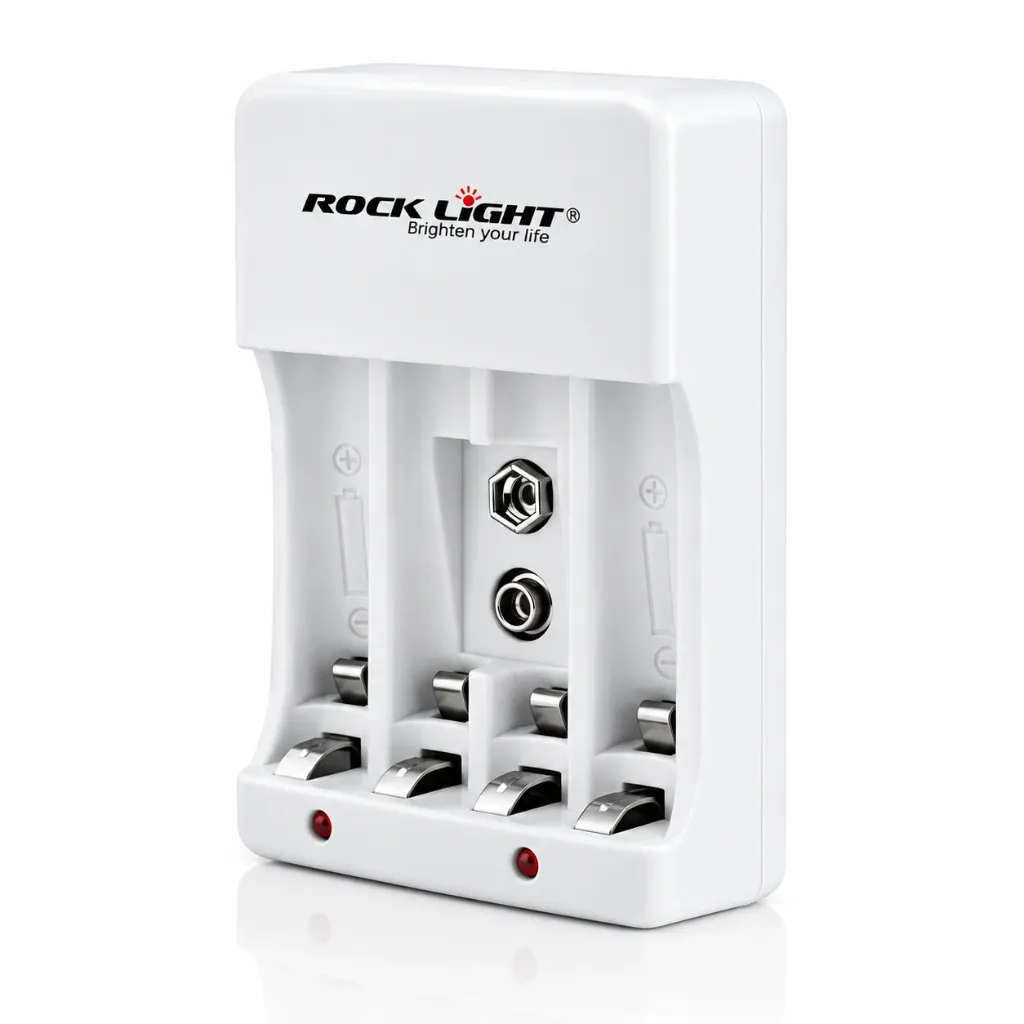 [4833] Rock Light Battery Charger for AA, AAA, and 9V