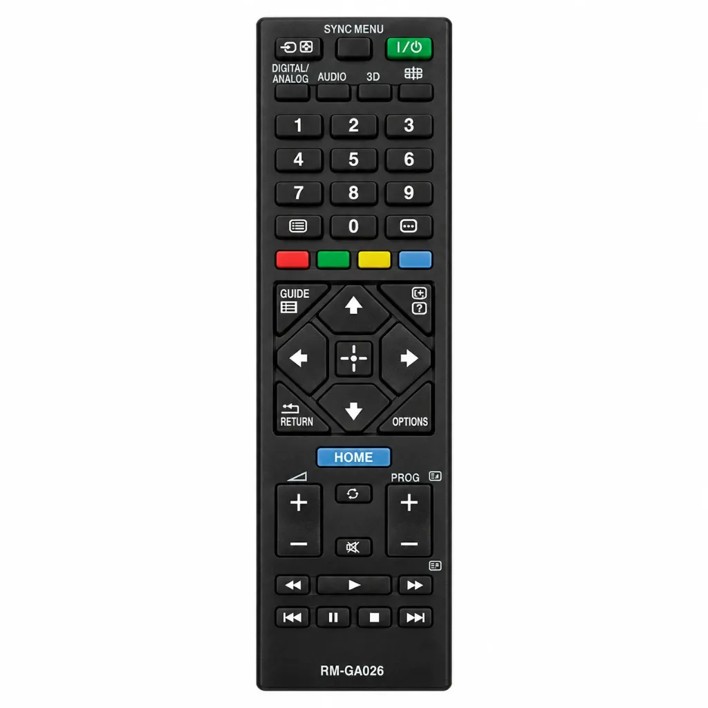 [934030] SONY RM-GA0025 Bravia LED/LCD TV Replacement Remote