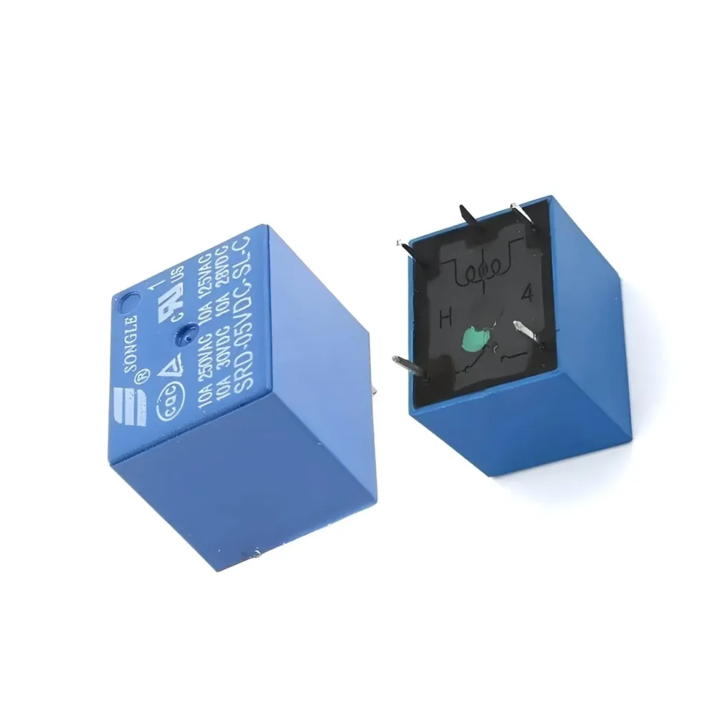 [93241067] 5V DC Sugar Cube Relay – 10A High-Quality SPDT PCB Mount Power Relay for Arduino, ESP32, and IoT Embedded Systems