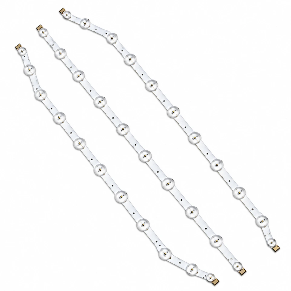 [101016] Samsung 40-Inch LED TV Backlight Strip Set – 3-Piece Kit with 13 LED (Bend) and 12 LED Strips for D3GE-400SMA/SMB Models
