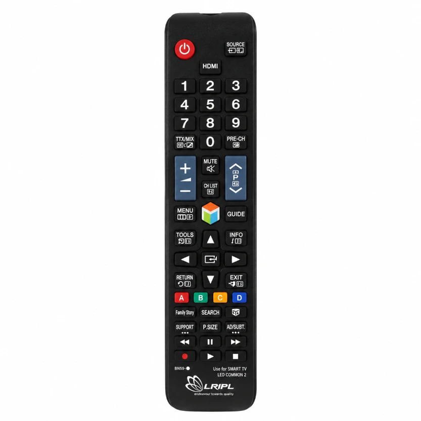 [9638178] Samsung Universal Remote Control 3D Smart LCD/LED TV-Replacement, Black
