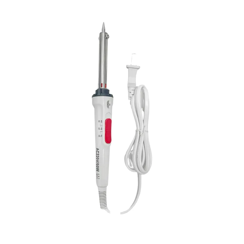 60w Push-pull Adjustment Soldering Iron with ON OFF Button Solder 220v AC for DIY and Electronics Repair