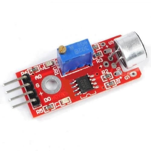 [41584198] Sound Detection Module Sensor for Intelligent Vehicle Compatible With Arduino