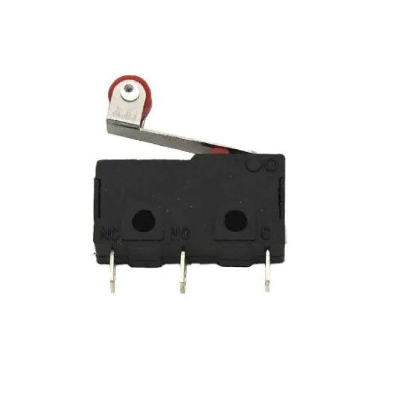 [53576] KW11-3Z Micro Switch with Roller Lever - 5A 250V AC SPDT Limit Switch for 3D Printers, CNC Endstops, and Robotics Security