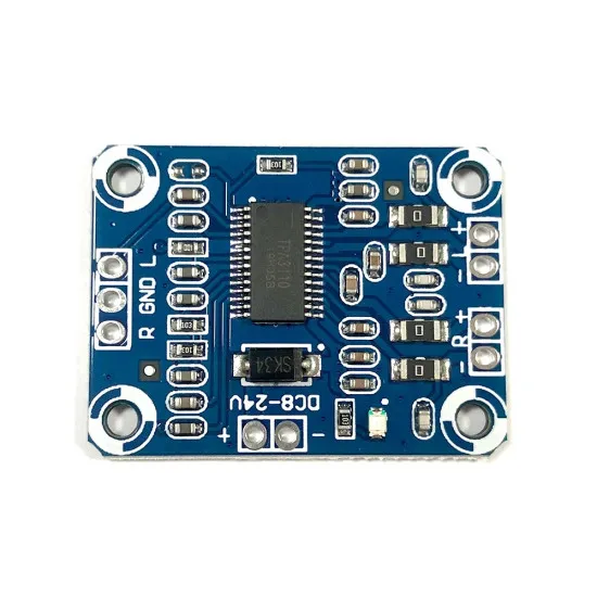 [7255289] TPA3110 Dual Channel Stereo Audio Amplifier Module – 15W + 15W High-Efficiency Class D Board for DIY Bluetooth Speakers and Multimedia Audio Upgrades