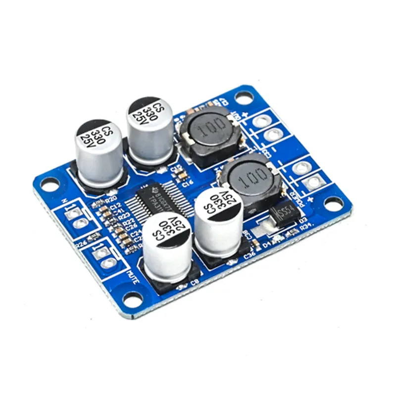 [761507] TPA3118 PBTL Mono Digital Audio Amplifier Board – 60W High-Power Class D Module (DC 12V-24V) for DIY Active Speakers and Subwoofers