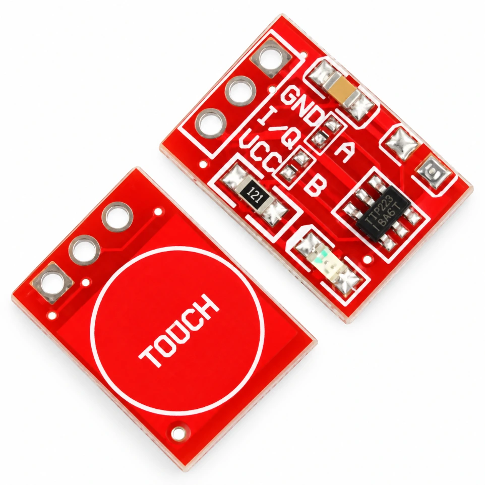 [918491] TTP223 1-Channel Capacitive Touch Sensor Module Red Colour