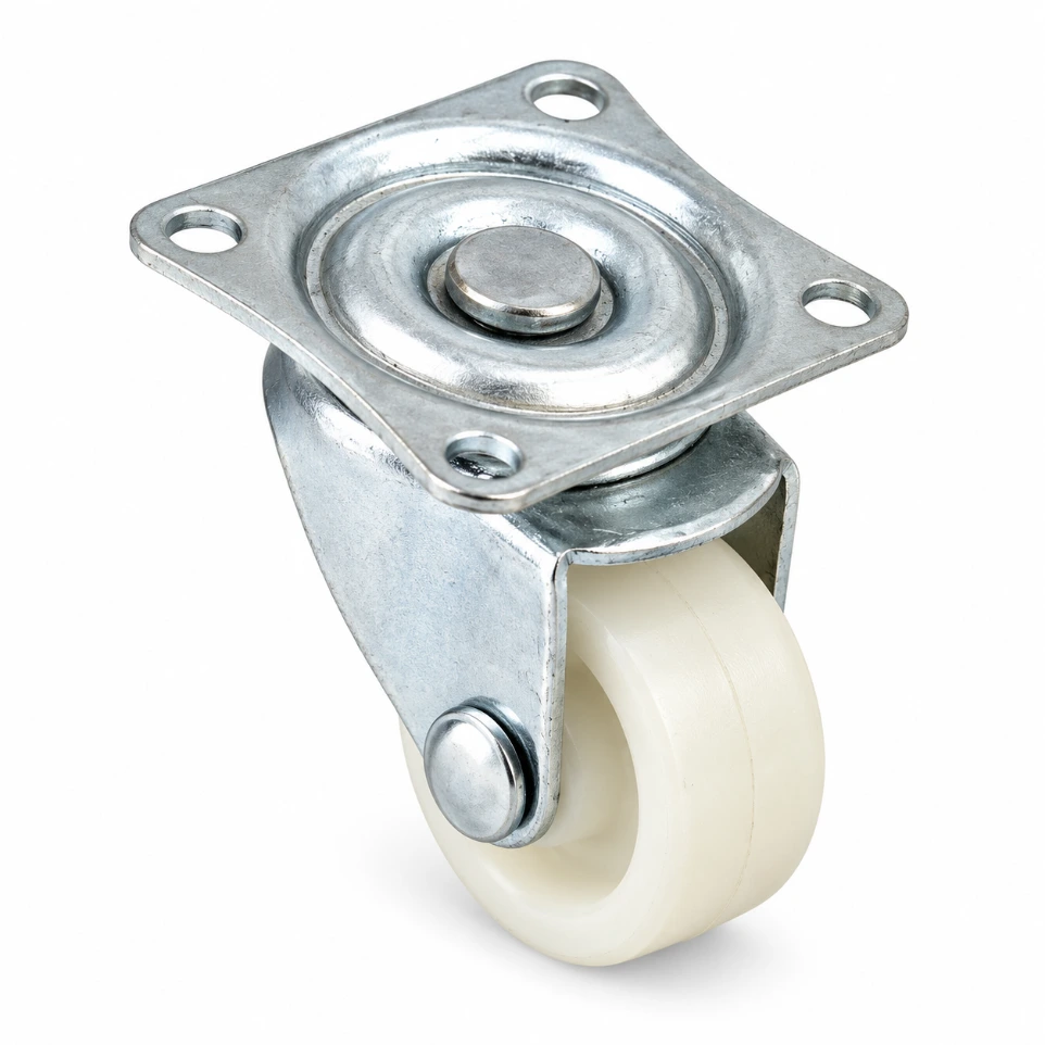 [3781246] Universal Swivel Caster Wheel – 1 Inch 360° Rotating Support Wheel with Metal Top Plate for Omnidirectional Robots and DIY Chassis