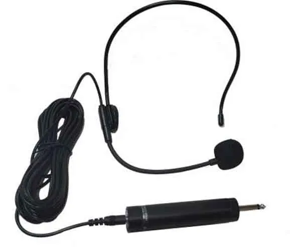 [378842] MAXIM MX60H Wired Headset Microphone – Electret Condenser Omnidirectional Head Mic with 3.5mm Jack for Teaching, Gaming, and Video Conferencing