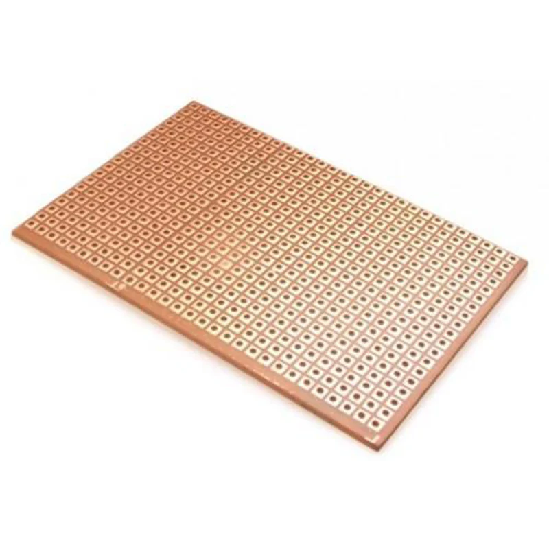 [321146] 3 x 4 Inch Universal Single-Sided Zero PCB – High-Quality FR2 Brown Perfboard with 2.54mm Hole Pitch for General Purpose Prototyping and DIY Projects