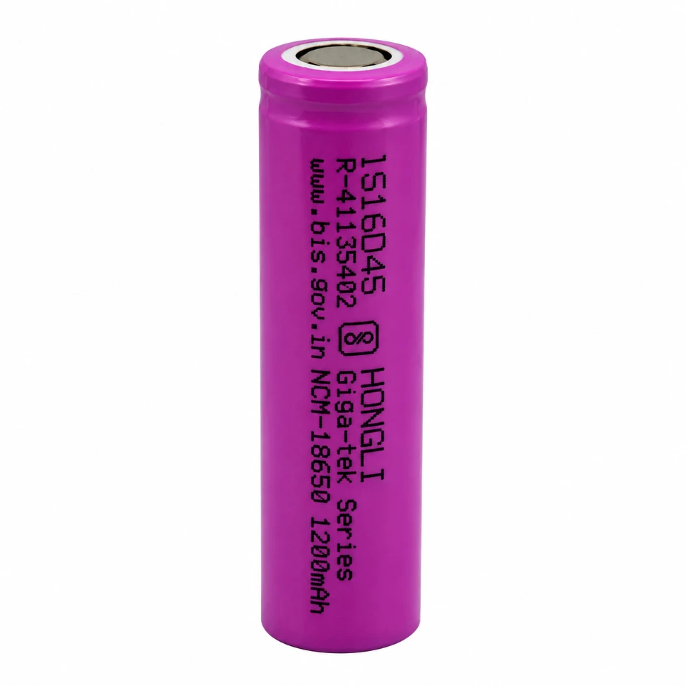 [125778] 18650 3.7V 1200mAh Lithium-Ion Rechargeable Battery Cell (36g Budget Grade) for DIY Projects