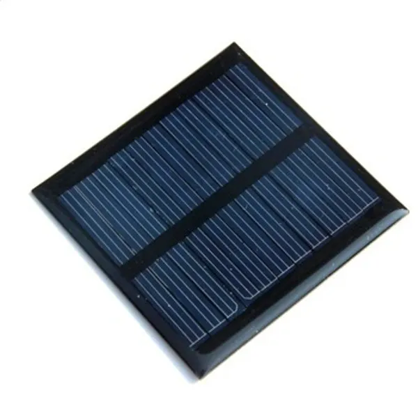 [593010] 6V 100mA Mini Solar Panel - 70x70mm Polycrystalline DIY Solar Cell for Projects