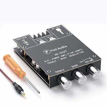 CA-502MT (ZK-502MT) 50W+50W Bluetooth 5.0 Audio Amplifier Board