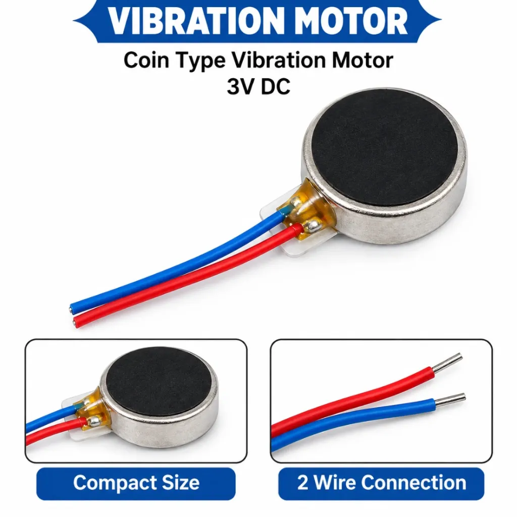[1098052] Flat 1034 Mobile Phone Vibrator Motor