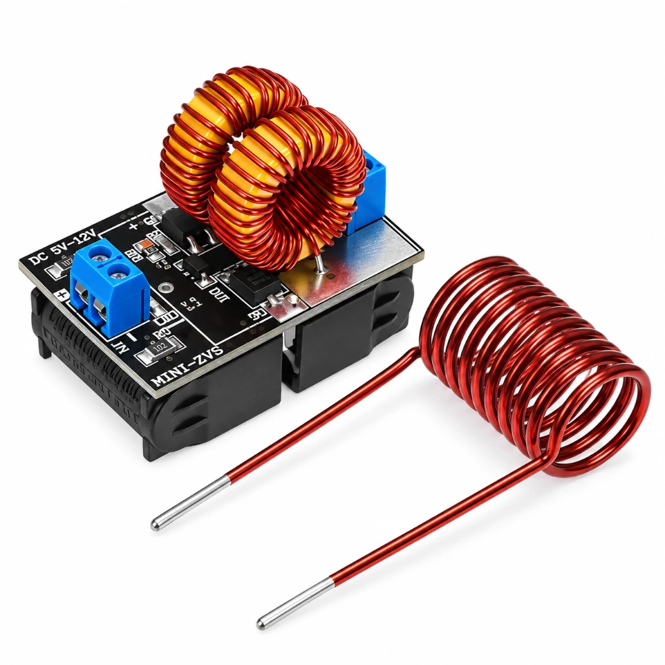 Mini ZVS Induction  Heating Board, Flyback Driver  Heater DIY Cooker+ Ignition Coil