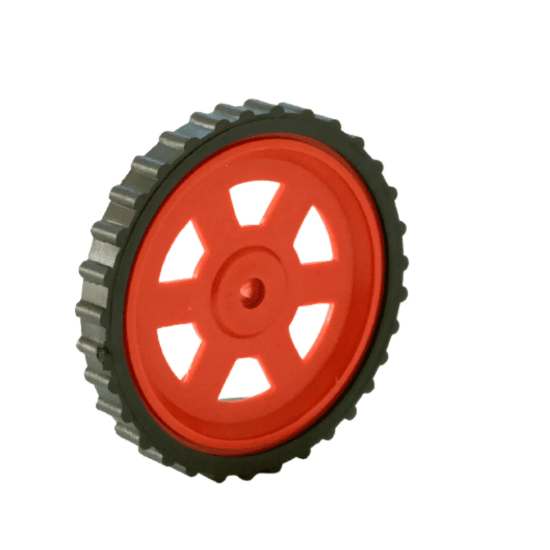 [14561456] 70 x 12mm BO Motor Robot Wheel – High-Traction Rubber Tire with Reinforced Nylon Rim for STEM Projects, DIY Smart Cars, and Robotics Chassis