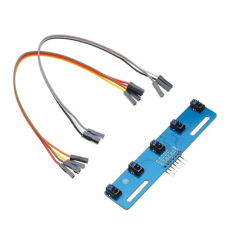 [41530] TCRT5000L 5 Channel Tracking Sensor Tracking Module Infrared Sensor
