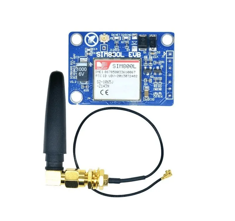 [106146] SIM800L V2 5V Wireless GSM GPRS MODULE Quad-Band with Antenna