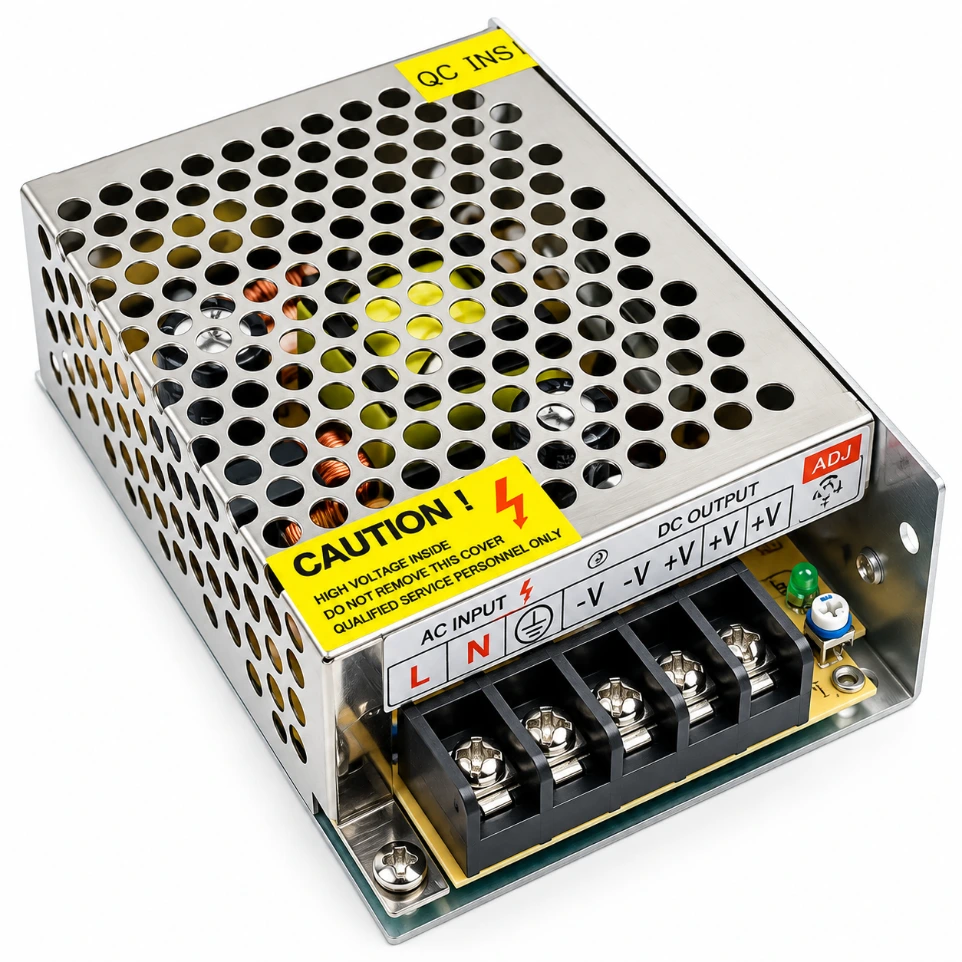 [1023156] 5V 10A 50W DC SMPS - High-Current Industrial Metal Case Power Supply