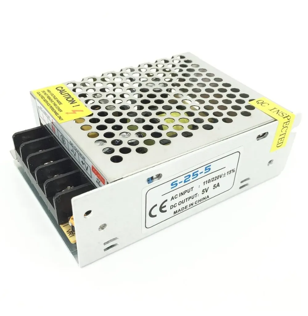 5V 5A 25W DC Metal SMPS - Industrial Regulated Power Supply