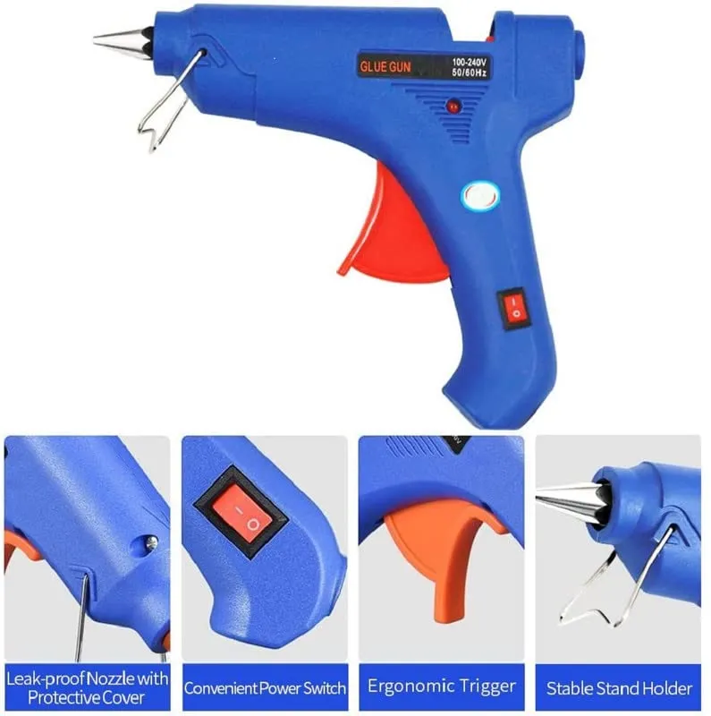 [0123013] 100W Heavy Duty Hot Glue Gun - Professional High-Temperature Industrial Glue Gun