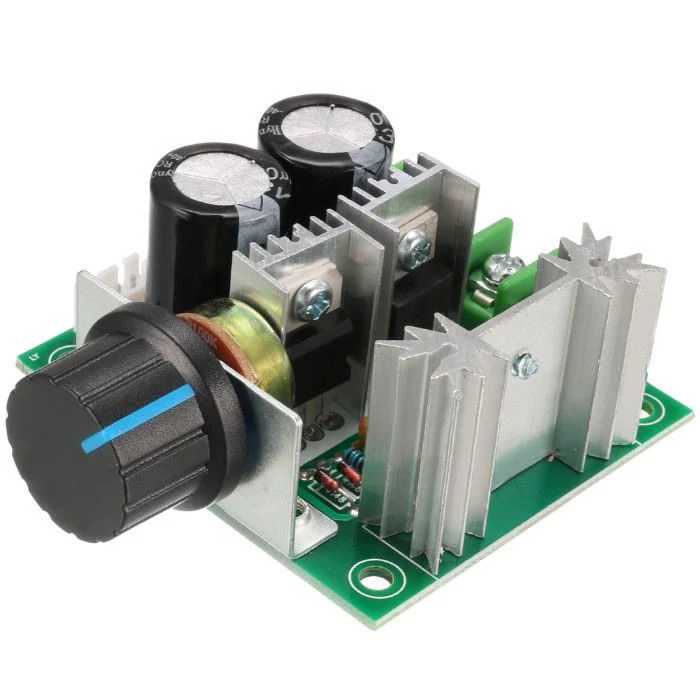 [01230152] 10A PWM DC Motor Speed Controller - 12V-40V Adjustable Stepless Regulator with Knob
