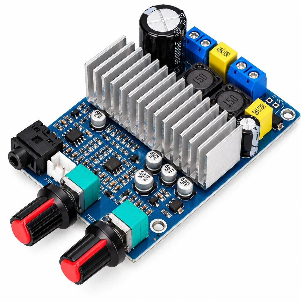CA-3316A 100W Subwoofer Amplifier TPA3116D2 IC Inbuilt With Volume Control And Frequency Control Pot