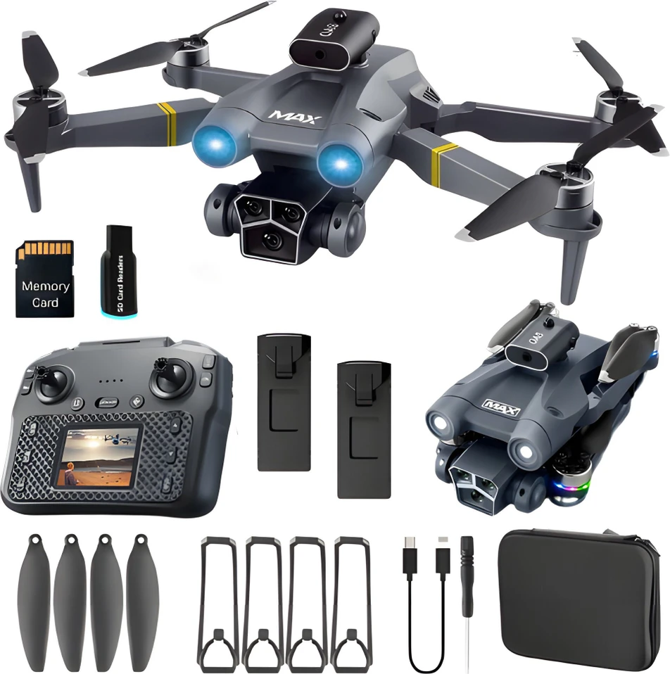 M3 Ultra 4K GPS Drone with Screen Remote & Brushless Motors