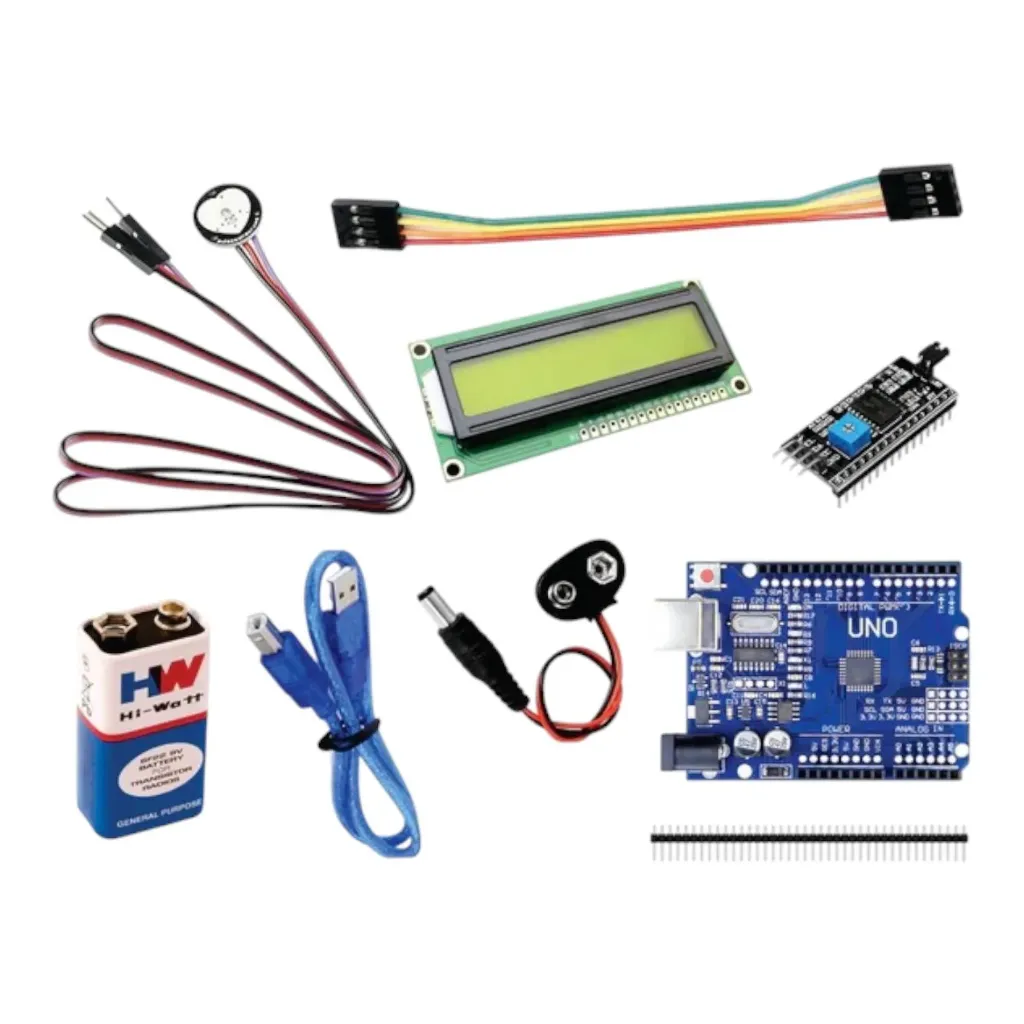 Heart rate monitor system (Heart beat sensor,Arduino,LCD)