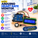 Arduino Heart Rate Monitor with Pulse Sensor & LCD DIY Kit