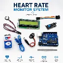 Heart rate monitor system (Heart beat sensor,Arduino,LCD)