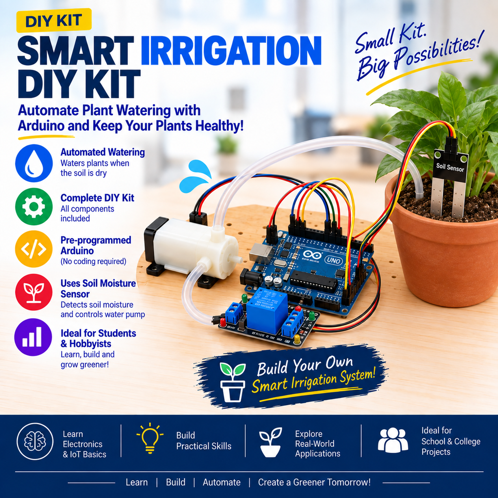 [301201] Arduino Smart Irrigation Water Pump DIY Kit
