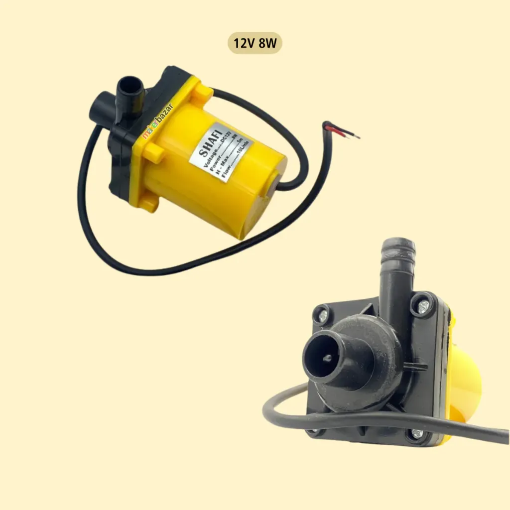 DC 12V Mini Solar Magnetic Waterproof Submersible Water Pump – Brushless Motor