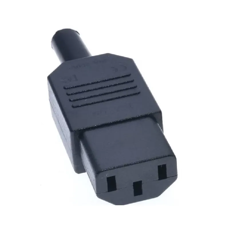 3-Pin Female Power Plug for Computers & UPS Systems