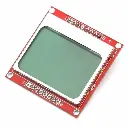 Nokia 5110 LCD Display Module – Red