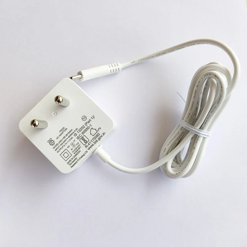 [59312] Official USB Type-C 15.3W Power Supply for Raspberry Pi 4