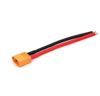 XT60 Male Connector 12AWG Silicone Wire (10cm)