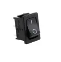 6A 250V AC SPST ON-OFF Rocker Switch Black