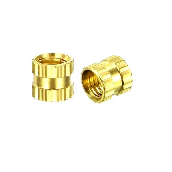 M3 X 6 mm Brass Heat Set Threaded Round Insert Nut-5 Pcs
