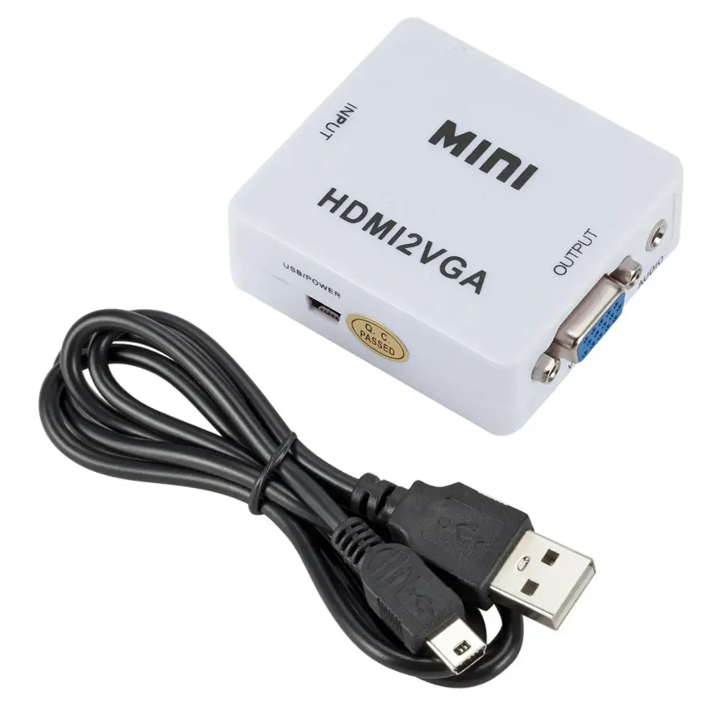 Mini HDMI to VGA HDMI2VGA Adapter