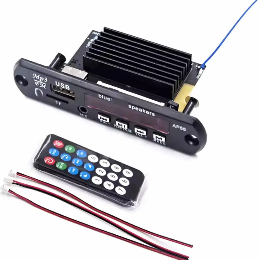 [3149]  Gold-AP55 TPA3116 12V 24V MINI Audio Digital Power amplifier Stereo board 50W + 50W with bluetooth