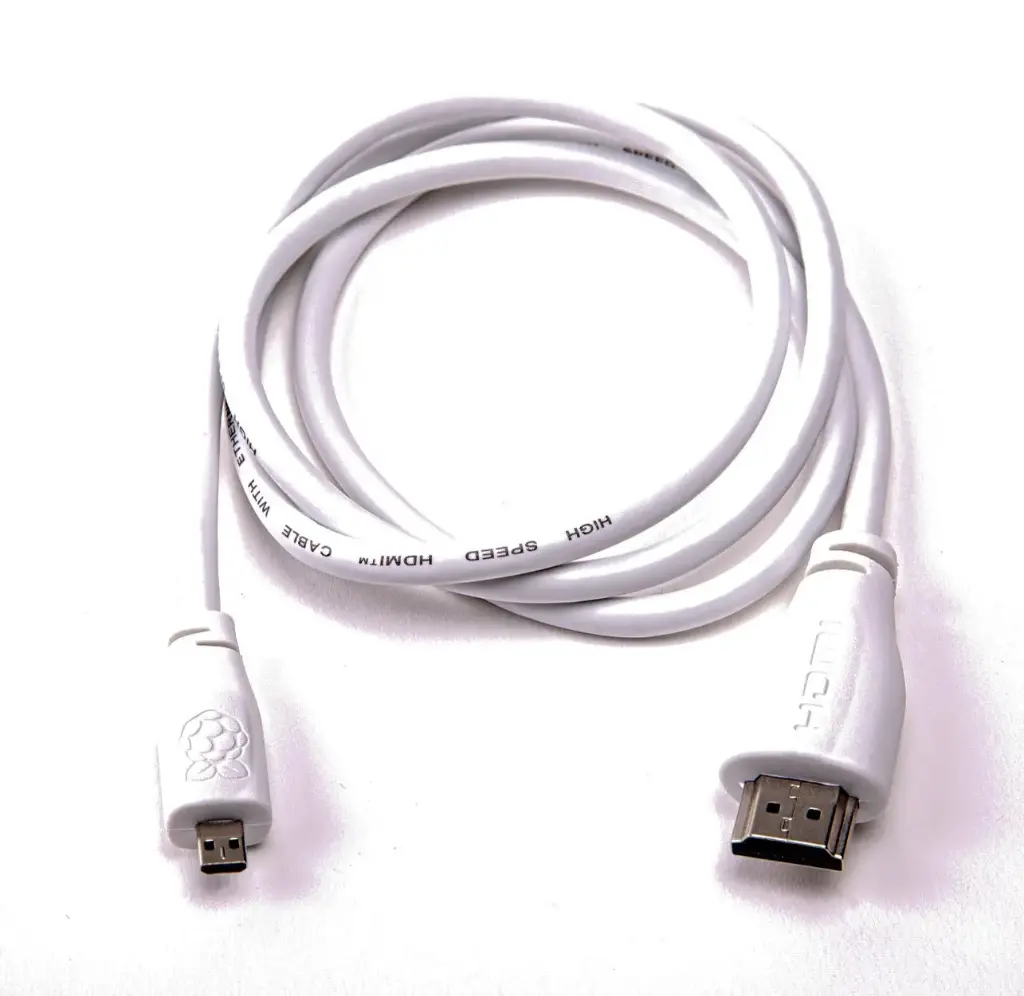 [3013] Official Micro-HDMI (Male) to Standard HDMI (Male) Cable for Raspberry Pi